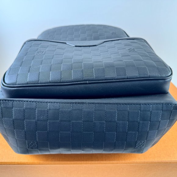 LOUIS VUITTON N40306 Damier Infini Backpack Rucksack Black Men's - Picture 6 of 16